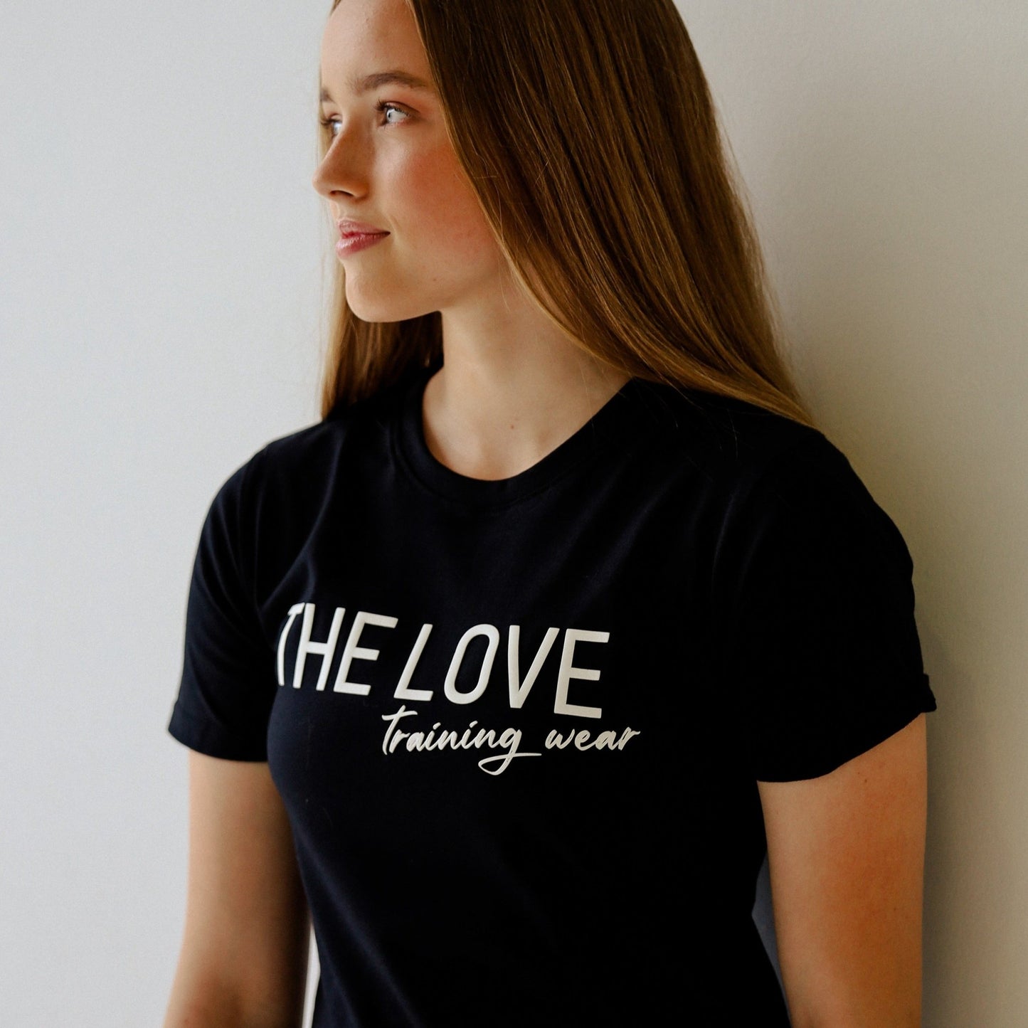 Girls black t-shirt dress – The Love Training Wear